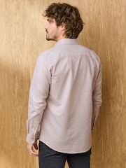 Grijs - Cotton Traders Signature Long Sleeve Oxford Shirt - Afbeelding 3 van 4