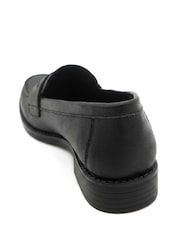 Pavers Black Smart Penny Loafers - Image 2 of 5