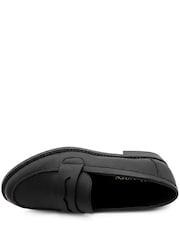 Pavers Black Smart Penny Loafers - Image 4 of 5