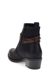Noir - Bottines Pavers à talon style western - Image 3 de 6