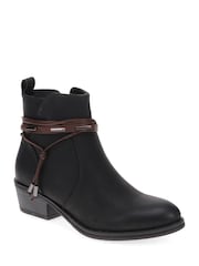 Noir - Bottines Pavers à talon style western - Image 4 de 6