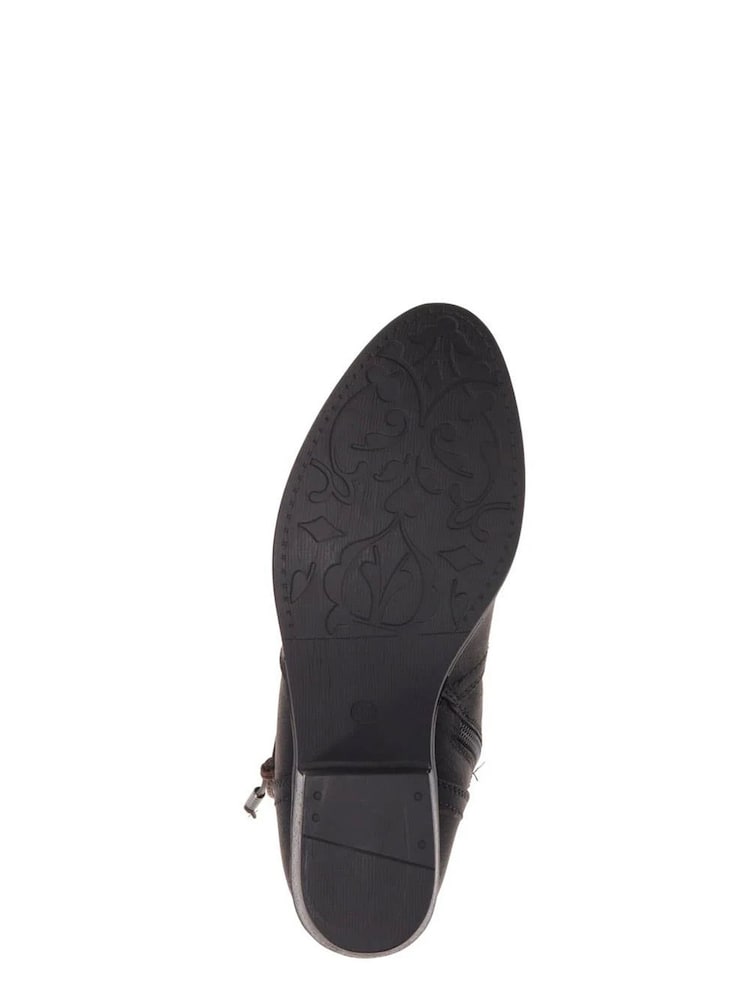 Noir - Bottines Pavers à talon style western - Image 6 de 6