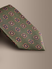 Green Signature Italian Silk Design Tie - Image 2 of 3