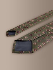 Green Signature Italian Silk Design Tie - Image 3 of 3