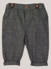 Little Gent Baby Mock Shirt Bodysuit and Braces Cotton Dungarees - Image 3 of 4