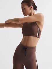 The Upside Brown The Upside Racerback Sports Bra - Image 1 of 7