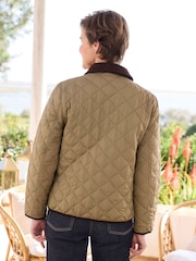 Cotton Traders Brown Showerproof Quilted Jacket - Image 2 of 4