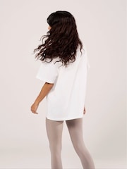LOVALL White Graphic Varsity T-Shirt - Image 2 of 4