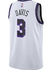 Nike White Los Angeles Lakers City Edition Swingman Jersey 22 - Anthony Davis Unisex - Image 3 of 3