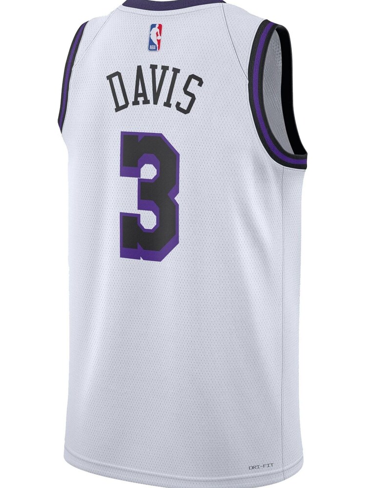 Nike White Los Angeles Lakers City Edition Swingman Jersey 22 - Anthony Davis Unisex - Image 3 of 3