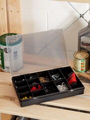 Wham Set of 3 Black 13 Divisions Plastic Organiser - Image 2 of 2