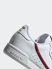 adidas Originals White Continental 80 Kids Trainers - Image 9 of 10