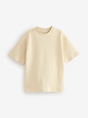 Berry/Navy Blue/Cream Oversized 100% Cotton T-Shirts 3 Pack (3-16yrs) - Image 3 of 6
