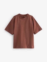 Berry/Navy Blue/Cream Oversized 100% Cotton T-Shirts 3 Pack (3-16yrs) - Image 4 of 6