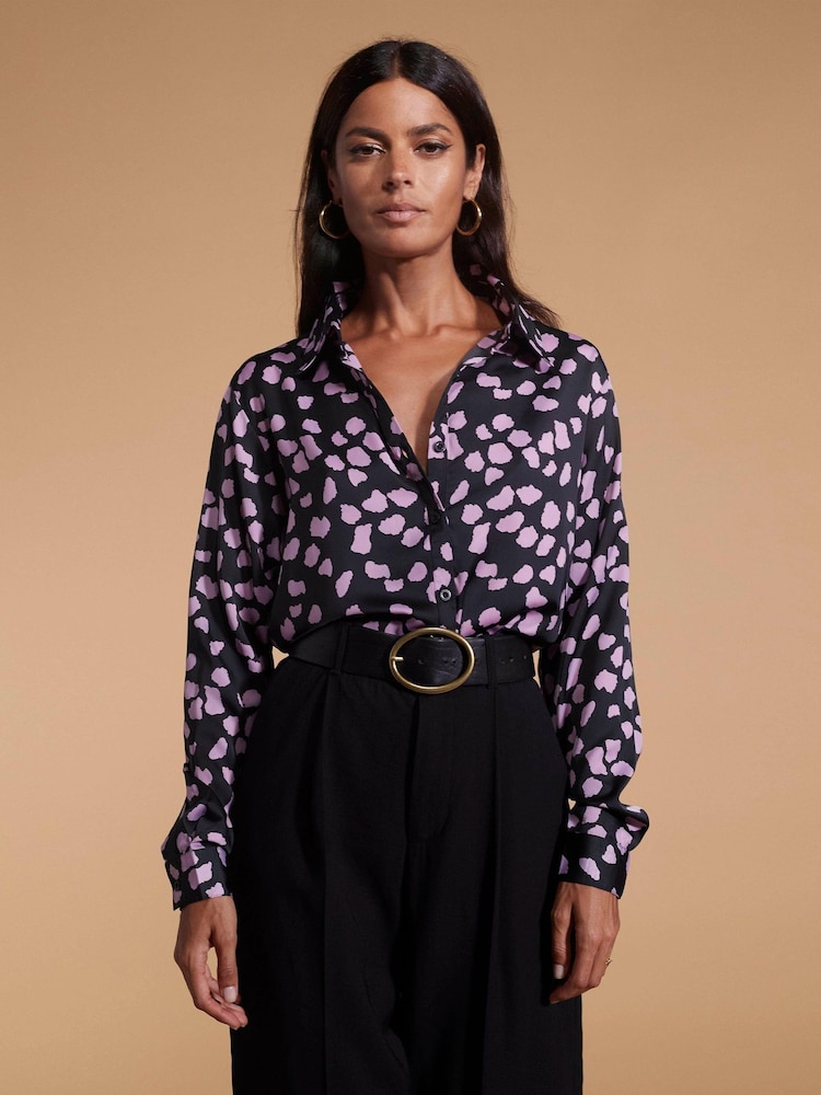 Dancing Leopard Nevada Satin Shirt - Image 2 of 5