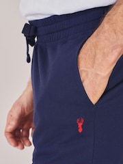 Black/Navy Open Hem Slim Lightweight 100% Cotton Joggers 2 Pack - Image 10 of 13