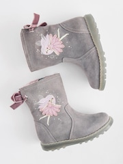 Grey Suede Fairy Light-Up Boots - Image 5 of 5