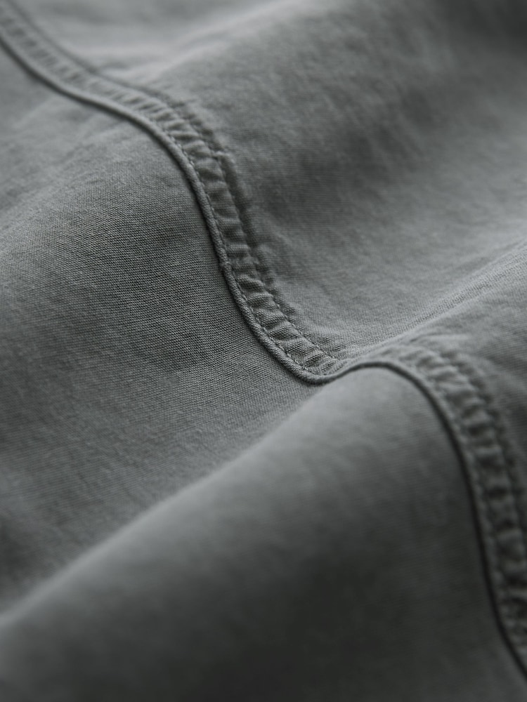 Anthrazitgrau - Cargohose aus 100 % Baumwolle mit verstellbarem Bund - Bild 7 von 7
