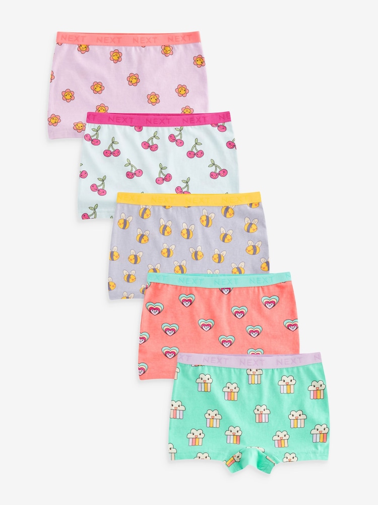 Multi Short Briefs 5 Pack (2-16yrs) - Image 1 of 8