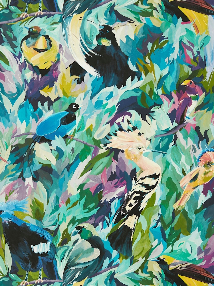 Harlequin Green Dance of Adornment 10.05M Wallpaper - Image 1 of 1