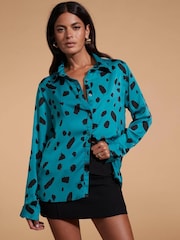 Dancing Leopard Nevada Satin Shirt - Image 5 of 5