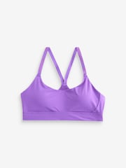 Lila - Medium Impact, Run Crop, Sport-BH - Bild 7 von 8