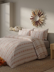 Vantona Natural Halloween Stripe Pumpkin Duvet Cover and Pillowcase Set - Image 3 of 5