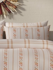 Vantona Natural Halloween Stripe Pumpkin Duvet Cover and Pillowcase Set - Image 5 of 5