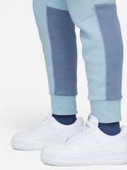 Nike Light Blue Tech Fleece Joggers - Image 6 of 7