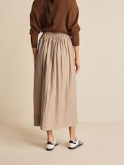 Neutral Parachute Midi Skirt - Image 3 of 6