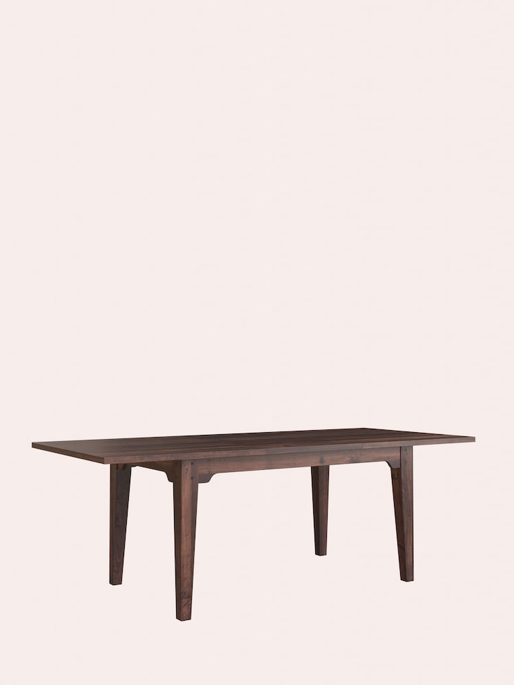 Laura Ashley Dark Chestnut Garrat 6-8 Seater Extending Dining Table - Image 6 of 6