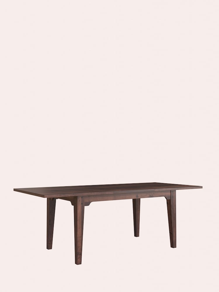 Laura Ashley Dark Chestnut Garrat 6-8 Seater Extending Dining Table - Image 8 of 8