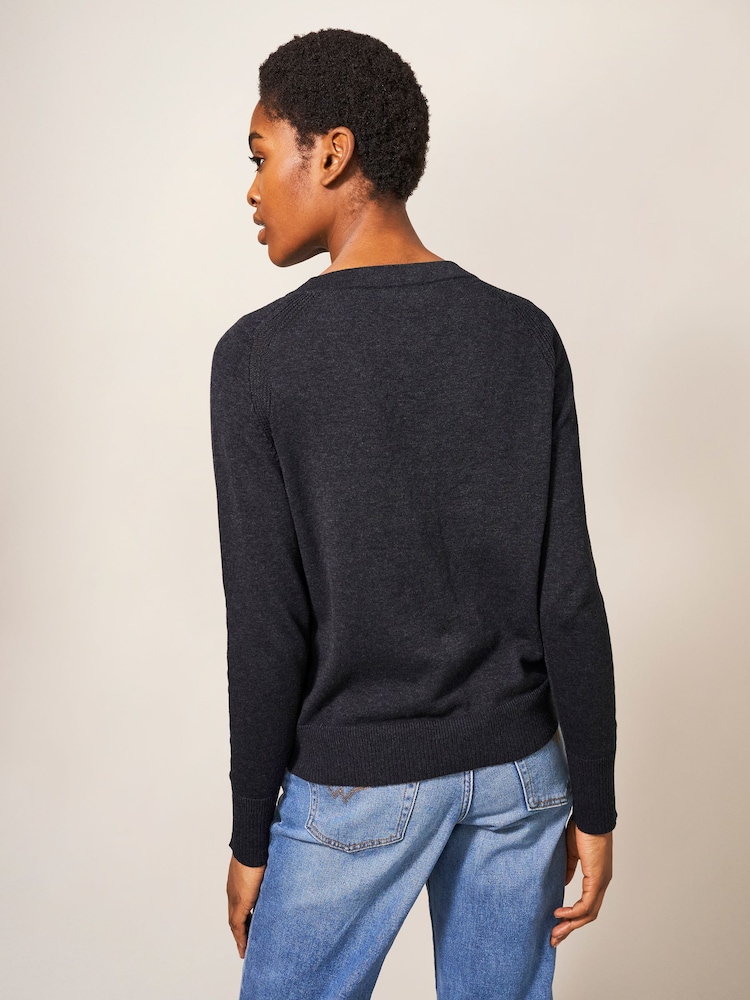 White Stuff Black Lulu Cardigan - Image 3 of 7