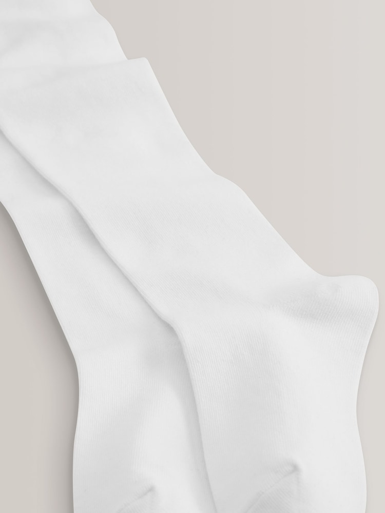Weiß - Schulstrumpfhose mit hohem Baumwollanteil 3er-Pack - Bild 3 von 3