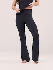 LOVALL Blue Petite Lightweight Flare Leggings - Image 1 of 5