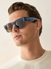 Ray-Ban Blue MEGA WAYFARER Sunglasses - Image 1 of 14