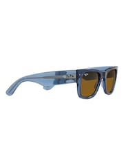 Ray-Ban Blue MEGA WAYFARER Sunglasses - Image 14 of 14