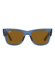 Ray-Ban Blue MEGA WAYFARER Sunglasses - Image 4 of 14