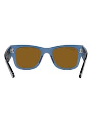 Ray-Ban Blue MEGA WAYFARER Sunglasses - Image 6 of 14