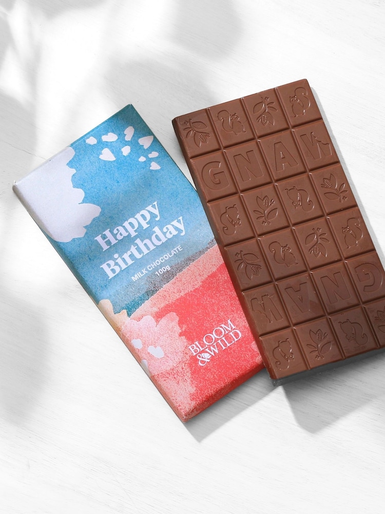 Bloom & Wild Multi Happy Birthday Chocolate Bar - Image 1 of 1