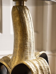 Rockett St George Gold Banana Peel Side Table - Image 4 of 5