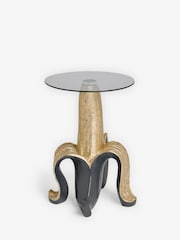 Rockett St George Gold Banana Peel Side Table - Image 8 of 8