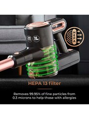 Tower Pink VL30 Plus 22.2V Cordless 3 in 1 Vacuum Cleaner - Image 4 of 11