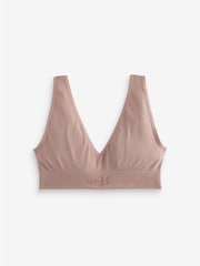 self. Mauve Purple Seamfree Bralet - Image 5 of 6