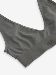 self. Charcoal Grey Seamfree Bralet - Image 7 of 7