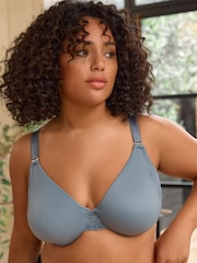 Blue F-K Ultimate Comfort & Support Non Padded Underwired Bra - Image 2 of 8