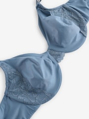 Blue F-K Ultimate Comfort & Support Non Padded Underwired Bra - Image 8 of 8