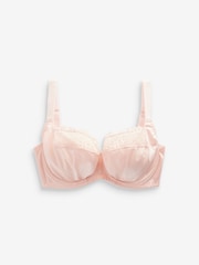 Navy Floral Print/Light Pink F-K Ultimate Support Cup Non Pad Full Cup Bras with Side Support 2 Pack - Image 8 of 9