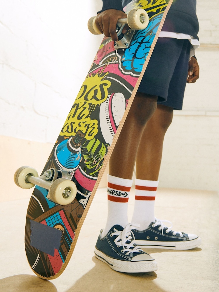 أزرق داكن أزرق - حذاء رياضي للأطفال Chuck Taylor All Star Ox من Converse  - صورة 2 من 7