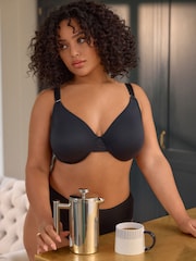 Black F-K Ultimate Comfort & Support Non Padded Underwired Bra - Image 1 of 9